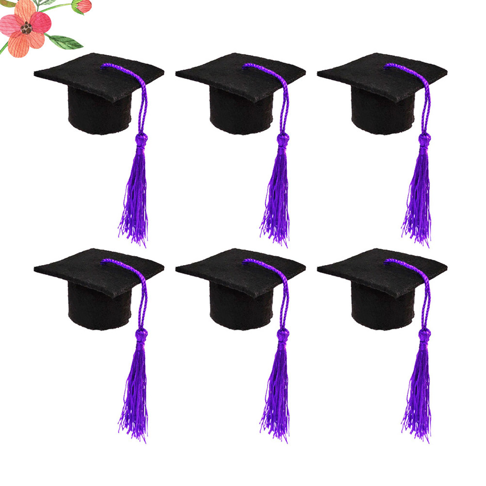 6Pcs Doctoral Cover Mini Docto - огляд і ціна Wine Beer Hat