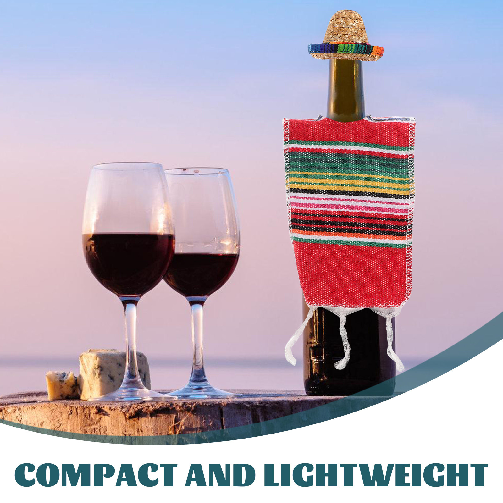 1Set Mexican Bottles Decoratio - огляд і ціна Wine Beer Hat