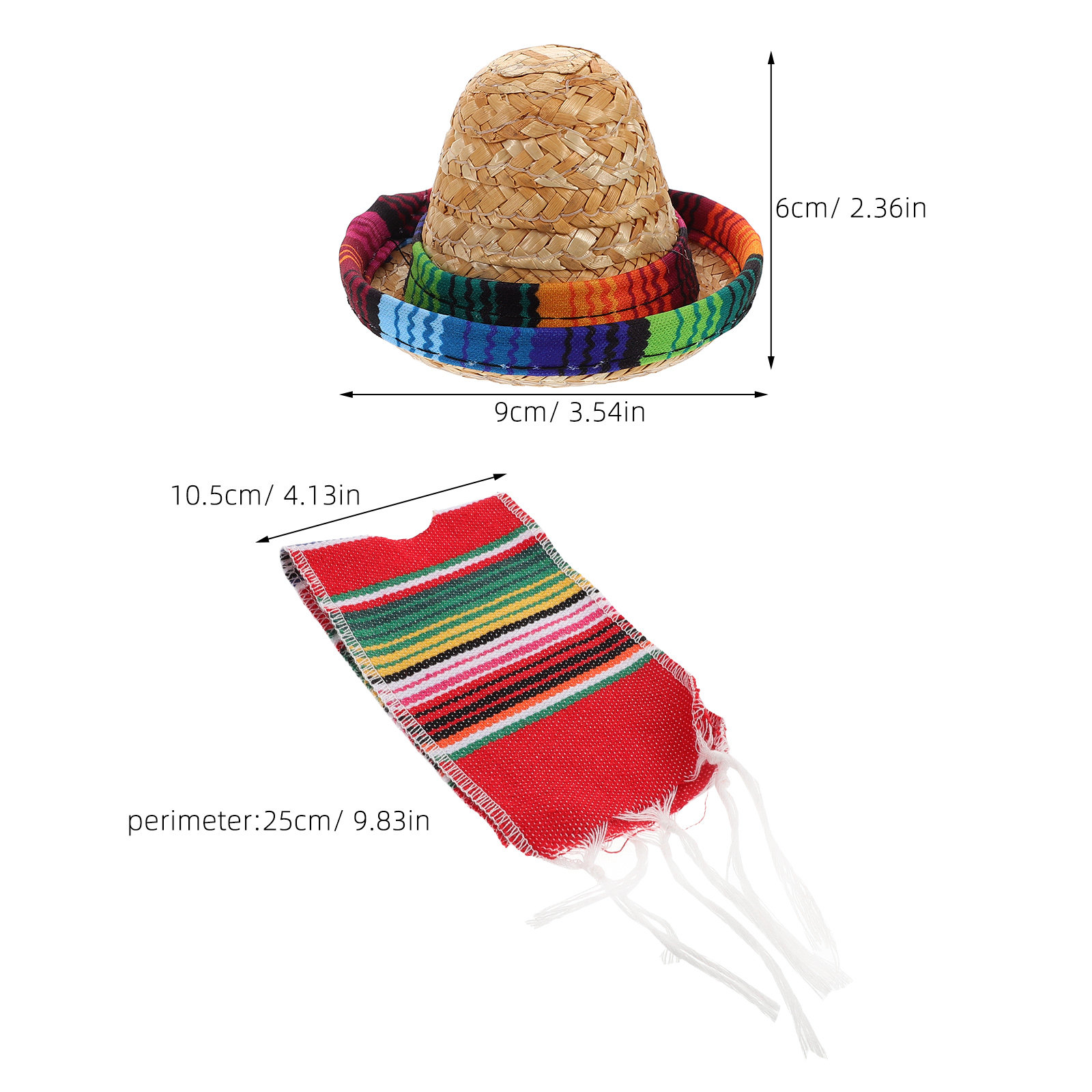 1Set Mexican Bottles Decoratio - огляд і ціна Wine Beer Hat