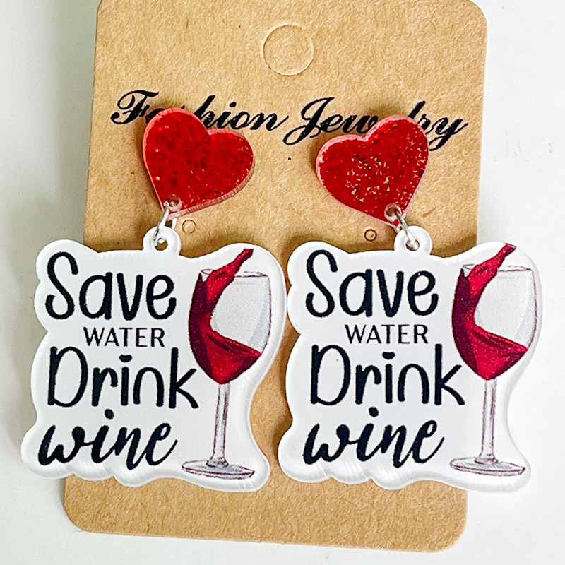 New Christmas Earrings Christm - огляд і ціна Wine Beer Hat